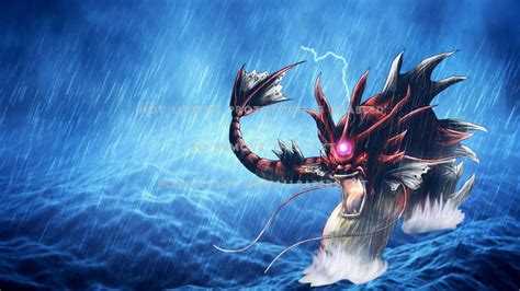 red gyarados wallpaper|Download Bold and Striking Gyarados Wallpaper .